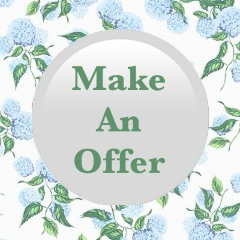Reasonable offers welcome!